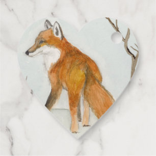 Red Fox Geschenkanhänger