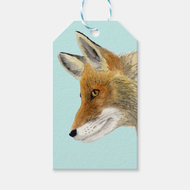 Red Fox Geschenkanhänger (Vorderseite)