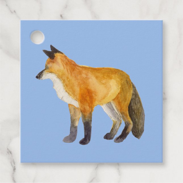 Red Fox Geschenkanhänger (Vorderseite)