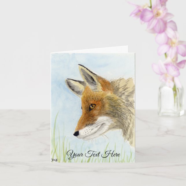 Red Fox Karte (Orchidee)