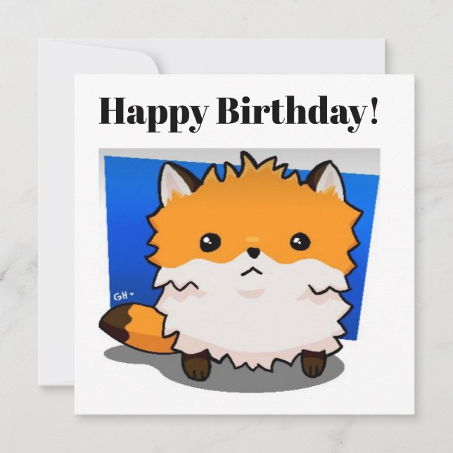 Red Fox Karte (Vorderseite)