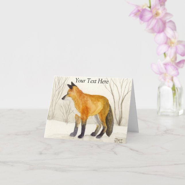 Red Fox Karte (Orchidee)
