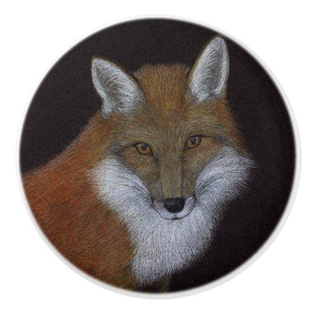 Red Fox Keramikknauf (Vorderseite)