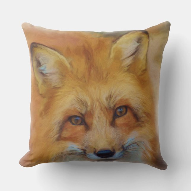 Red Fox Kissen (Vorderseite)