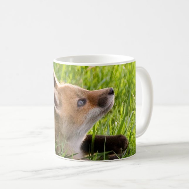 Red Fox Kit Kaffeetasse (VorderseiteRechts)