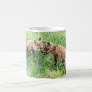 Red Fox Kits Kaffeetasse