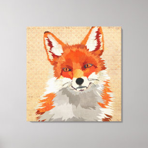 Red Fox Leinwand