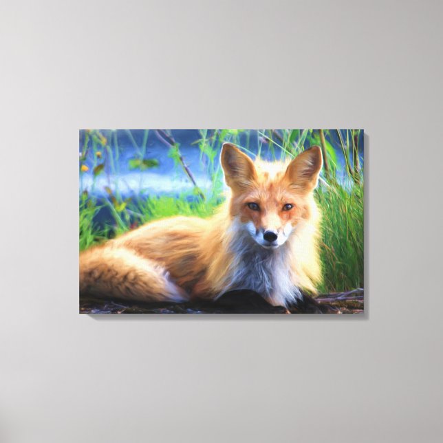 Red Fox Leinwanddruck (Vorderseite)