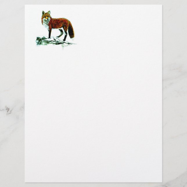 Red Fox Letterhead (Vorderseite)