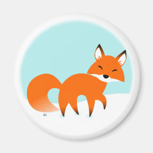Red Fox Magnet