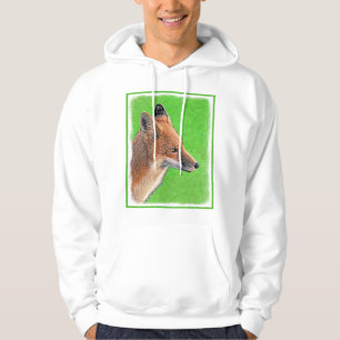 Red Fox Malerei - Original Wildlife Art Hoodie