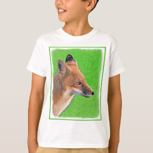 Red Fox Malerei - Original Wildlife Art T-Shirt