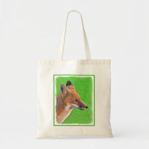 Red Fox Malerei - Original Wildlife Art Tragetasche