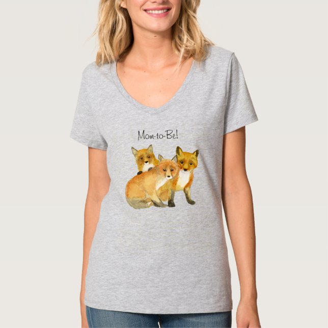 Red Fox Mama T - Shirt (Vorderseite)