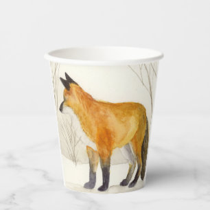 Red Fox Pappbecher