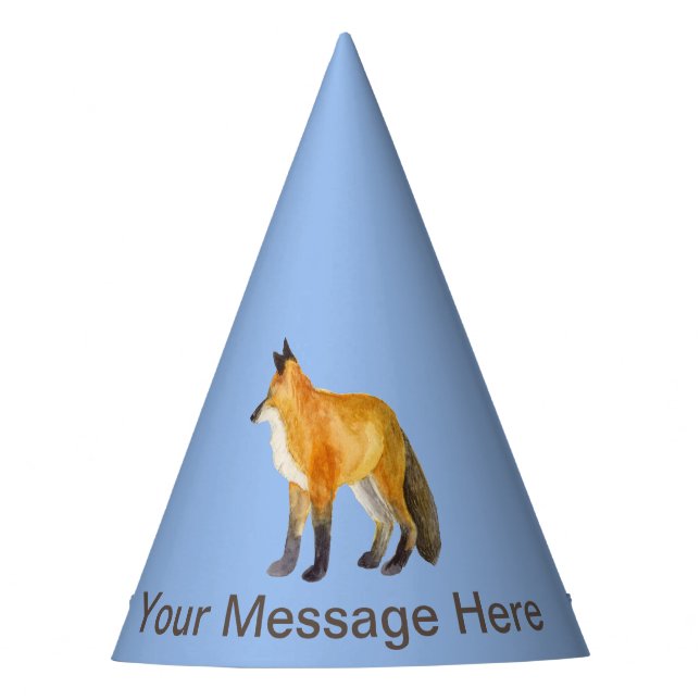 Red Fox Partyhütchen (Vorderseite)