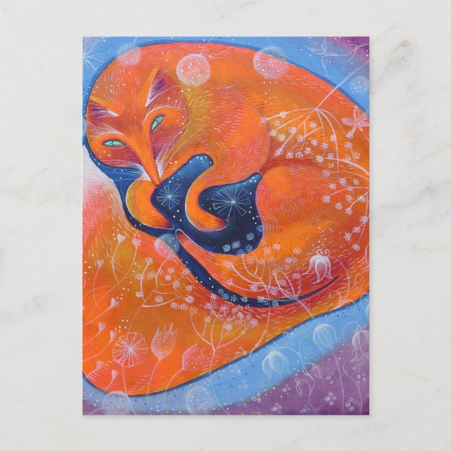 Red Fox. Postkarte (Vorderseite)