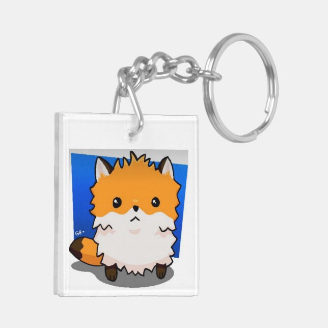 Red Fox Schlüsselanhänger (Rückseite links)