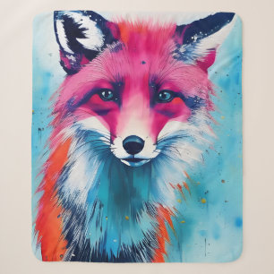 Red Fox Sherpa Blanket Sherpadecke