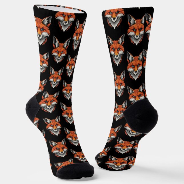 Red fox socken (Gewinkelt)