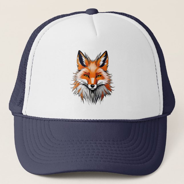 Red Fox Trucker Hat Truckerkappe (Vorderseite)