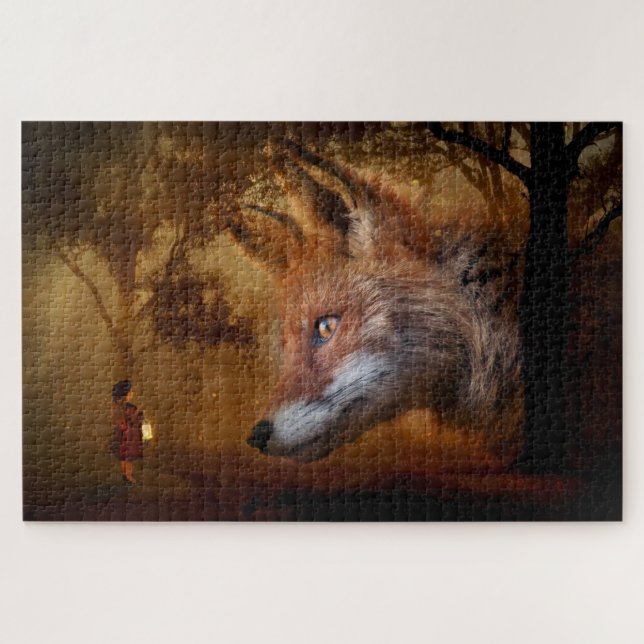 Red Fox und Girl (Horizontal)