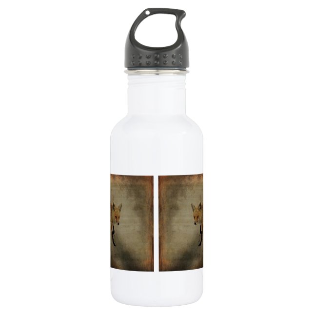 Red Fox Vixen - Island Beach Staat Park - NJ Trinkflasche (Vorderseite)