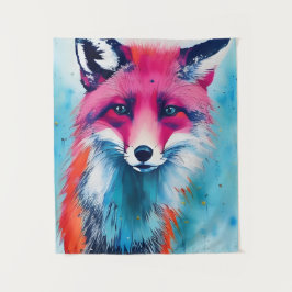 Red Fox Wandteppich