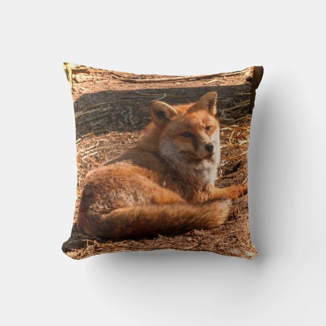 Red Fox Wild Animal Picture Kissen (Vorderseite)