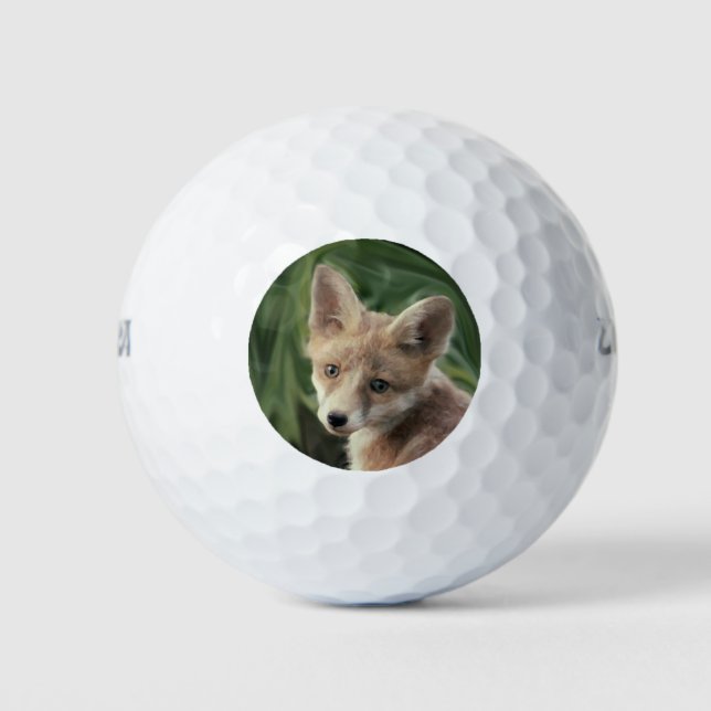 Red Foxy Foto Golfball (Vorderseite)