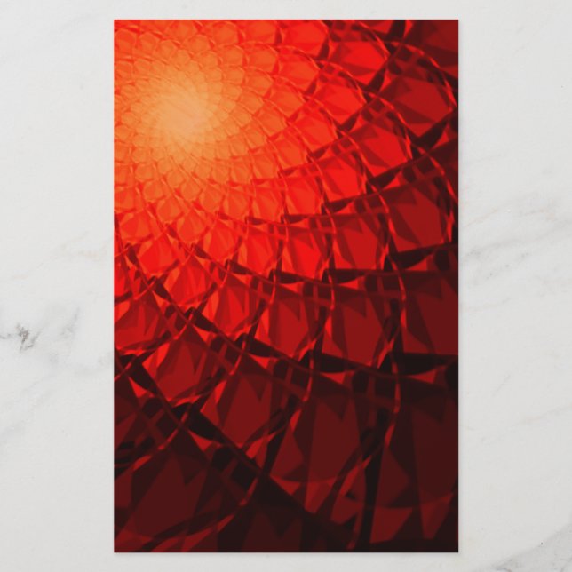 Red Fraktal Pattern (Vorderseite)
