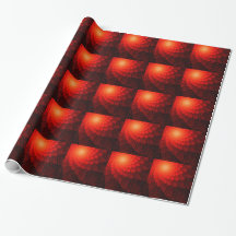 Red Fraktal Pattern