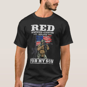 Red Friday erinnern sich alle, die für meinen Sohn T-Shirt