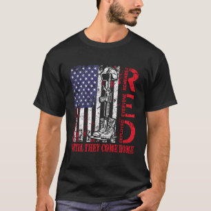 Red Friday Military erinnern sich an alle Einsatza T-Shirt