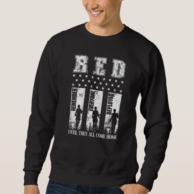 Red Friday Military Shirt On Friday We Wear Red Ve (Vorderseite)