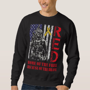 Red Friday Zuhause des Free wegen der tapferen F Sweatshirt