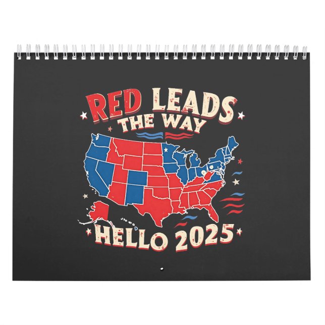 Red Führt den Weg Hallo 2025 Einweihung Trump Kalender (Titelbild)
