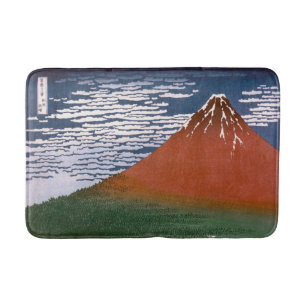 Red Fuji, Aka Fujiyama Volcano Katsushika Hokusai Badematte