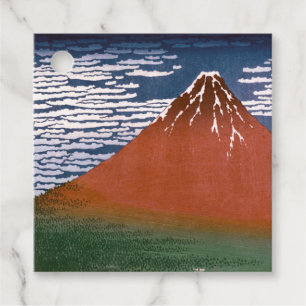 Red Fuji, Aka Fujiyama Volcano Katsushika Hokusai Geschenkanhänger