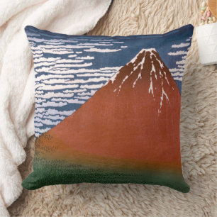 Red Fuji, Aka Fujiyama Volcano Katsushika Hokusai Kissen