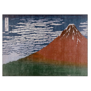 Red Fuji, Aka Fujiyama Volcano Katsushika Hokusai Schneidebrett