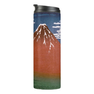 Red Fuji, Aka Fujiyama Volcano Katsushika Hokusai Thermosbecher