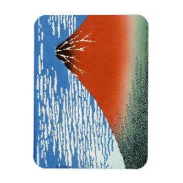 Red Fuji Südwind morgens Magnet