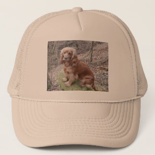 Red full cocker-spaniel.png truckerkappe