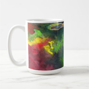 Red Fusion Design Monogram Tasse