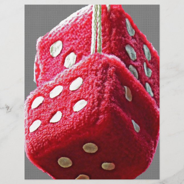 Red Fuzzy Dice (Vorderseite)