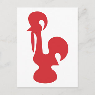 Red Galo Postkarte