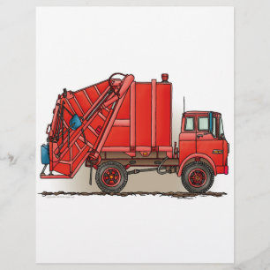 Red Garbour Truck Flyer