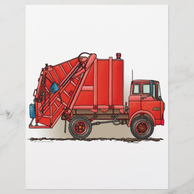 Red Garbour Truck Flyer (Vorne)