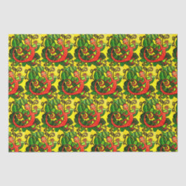 Red Gecko Tissue Paper Seidenpapier